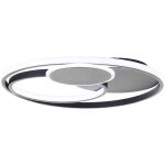 Brilliant Runda Loftlampe Metal Silicone Sort 45W 5200lm - 830-865 CCT | 500mm - Fjernbetjening Dæmpbar