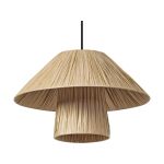 Ledvance Decor Bamboo Papir/Stål Hut 400 Brun | Egnet til E27
