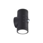 Ansell Vægbelysning Reef Sort Up & Down - Udendørs - 10W 885lm 90D - 830-840-860 CCT | IP65 -Bevægelses- og Lyssensor