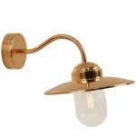 Nordlux Luxembourg Vægbelysning Kobber og Glas Kobber | IP54 - Egnet til E27
