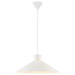 Nordlux Dial 45 Pendel Lampe Metal Hvid | Egnet til 1x E27