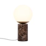 Nordlux Bordlampe Lilly Glas Brun | Egnet til 1x E14