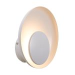 Nordlux Marsi Vægbelysning Metal og PMMA Hvid 7W 260lm - 830 Varm Hvid | 3-Trin Dæmpbar