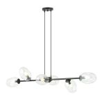 Emibig Pendel Lampe Pandora Stål Sort | Egnet til 6x E14 - Max 10W