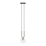 Emibig Pendel Lampe Glam Stål Sort | Egnet til 1x E14 - Max 10W