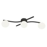 Emibig Loftlampe Opus Stål Sort | Egnet til 3x E14 - Max 10W