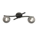 Emibig Loftlampe Opus Stål Sort | Egnet til 2x E14 - Max 10W