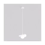 Emibig Pendel Lampe Ritual Stål Hvid | Egnet til 1x G9 - Max 8W