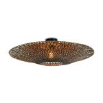 Good&Mojo Loftlampe Bali Bambus Sort L | Egnet til 1x E27 