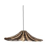 Good&Mojo Pendel Lampe Cuzco Jute Sort/Natural | Egnet til 1x E27 