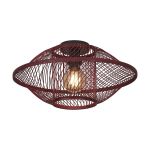 Good&Mojo Loftlampe Maui Bambus Burgundy S | Egnet til 1x E27 