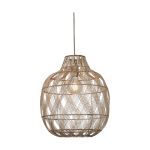 Good&Mojo Pendel Lampe Mendoza Bambus Natural L | Egnet til 1x E27 