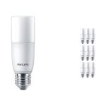 Fordelspakke 10x Philips Corepro LED E27 Tubular Stick matt 9.5W 1050lm - 840 kold hvid | erstatter 75W