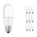 Fordelspakke 10x Ledvance Classic LED E27 Lineær matt 9W 1050lm - 840 kold hvid | erstatter 75W