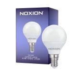 Noxion Lucent Lustre LED E14 Kugle matt 4.5W 470lm - 827 ekstra varm hvid | erstatter 40W