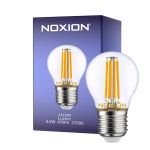 Noxion Lucent LED E27 Kugle filament klar 4.5W 470lm - 827 ekstra varm hvid | erstatter 40W