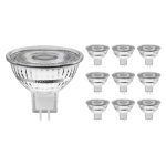 Fordelspakke 10x Noxion LED spot GU5.3 MR16 4.4W 345lm 60D - 827 ekstra varm hvid | dæmpbar - erstatter 35W
