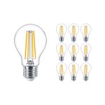 Fordelspakke 10x Philips MASTER Value LED Pære E27 Pære klar 5.9W 806lm - 927 ekstra varm hvid | bedste farvegengivelse - dæmpbar - erstatter 60W