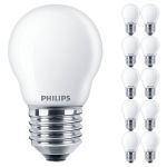 Fordelspakke 10x Philips Master Value LED Lustre E27 Kugle matt 3.4W 470lm - 927 ekstra varm hvid | bedste farvegengivelse - dæmpbar - erstatter 40W