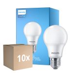 Fordelspakke 10x Philips Corepro LED Pære E27 Pære matt 4.9W 470lm - 827 ekstra varm hvid | erstatter 40W