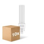 Fordelspakke 10x Noxion Lucent PL-C LED 3.6W - 830 Varm Hvid | 2-Pinde - Erstatter 10W