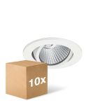Fordelspakke 10x Philips LED spot klar Accent G2 RS061B 6W 550lm 36D - 840 kold hvid | 80mm - dæmpbar 