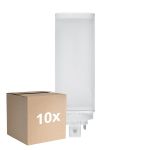 Fordelspakke 10x Ledvance Dulux-TE LED 10W 1100lm - 840 Kold Hvid | 4-Pinde - Erstatter 26W