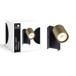 D'Lite Vægbelysning Prisma Metal Guld | IP20 - Egnet til 1x GU10