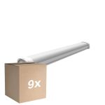Fordelspakke 9x Noxion LED Vandtæt Lysrender Ecowhite V3.0 20W 2600lm - 830-865 CCT | 60cm