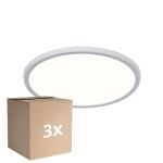 Fordelspakke 3x Nordlux LED Loftlampe Oja 29 Hvid 15W 1700lm - 830-840 CCT | IP20