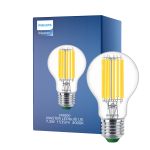 Philips MASTER LED Pære Ultra Efficient E27 Pære klar 7.3W 1535lm - 840 kold hvid | erstatter 100W