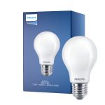 Philips Master LED E27 Pære Filament Matt 7.2W 1055lm - 922-927 Dim To Warm | Bedste Farvegengivelse - Dæmpbar - Erstatter 75W