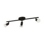 Eglo Loftlampe Buzz-LED Stål Sort 3x2.8W 3x250lm - 830 Varm Hvid | IP20 - Inkl. 3x GU10