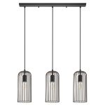 Eglo Pendel Lampe Roccamena Sort, Kobber | Egnet til 3x E27