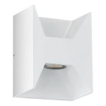 Eglo Vægbelysning Morino Udendørs Aluminium Hvid Up & Down 5W 460lm - 830 Varm Hvid