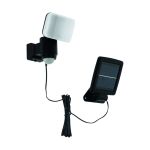 Eglo Vægbelysning Casabas Solar Sort 5W 470lm - 865 Dagslys | IP44