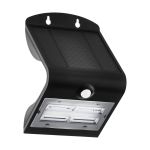 Eglo Vægbelysning Lamozzo Solar Sort 3W 440lm - 830-840 CCT | IP54 - Bevægelses- og Lyssensor