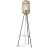 Brilliant Stående Lampe Trærow Metal Bambus Brun | 450mm - Egnet til 1x E27