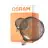 Osram Decor Flad Lamp In Metal Armaturhus LED E27 Globe Matt Sort 3.5W 300lm - 827 Ekstra Varm Hvid | Erstatter 25W