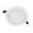 Ledvance Downlight Slim Alu Hvid 13W 1300lm 90D - 830 Varm Hvid | Udsnit 150mm - IP44 