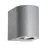 Nordlux Canto 2 Vægbelysning Aluminium Grå Up & Down - 10.6W 500lm - 830 Varm Hvid | IP44