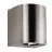 Nordlux Canto 2 Vægbelysning Rustfrit Stål Up & Down - 10.6W 500lm - 830 Varm Hvid | IP44