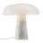 DFTP by Nordlux Bordlampe Glossy Marmor og Glas Hvid | 320mm - Egnet til 1x E27