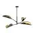 Emibig Loftlampe Lotus Stål Sort | Egnet til 4x E14 - Max 10W