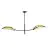 Emibig Loftlampe Lotus Stål Sort | Egnet til 2x E14 - Max 10W