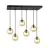 Emibig Pendel Lampe Cosmo Stål Sort | Egnet til 6x E14 - Max 10W