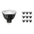 Fordelspakke 10x Philips Master LED Spot GU5.3 MR16 6.7W 410lm 10D - 927 ekstra varm hvid | bedste farvegengivelse - dæmpbar - erstatter 35W