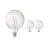Fordelspakke 3x Calex Smart Tuya Wifi E27 Globe filament 7.5W 1055lm - 818-830 Justerbar Hvid | dæmpbar - erstatter 75W 