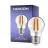 Noxion Lucent Lustre LED E27 Kugle filament klar 4.5W 470lm - 827 ekstra varm hvid | dæmpbar - erstatter 40W