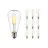 Fordelspakke 10x Noxion Lucent LED E27 Pære filament klar 4W 470lm - 827 ekstra varm hvid | erstatter 40W